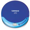 Prenosný CD prehrávač Lenco CD-011BU / LCD displej / modrý