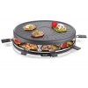 Elektrický raclette gril Severin RG 2681 / 1100 W / 8 mini panvičiek / čierny