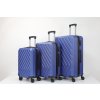 3-dielna sada cestovných kufrov BestBerg BBL-105N / 20, 24, 28 l / ABS / námornícka modrá