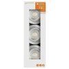 Sada 3 LED reflektorov Ledvance Simple Dim / 5 W / teplá biela / hliník/plast