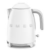 Čajník Smeg 50. rokov KLF03WHMEU / 2400 W / 1,7 l / matná biela / ROZBALENÉ