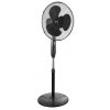 Stojanový ventilátor / plast / kov / průměr 40 cm / 50 W / černá / ZÁNOVNÍ