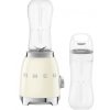 Smeg stolný mixér na smoothie v štýle 50. rokov PBF01CREU / 300 W / 2 x 600 ml / krémový