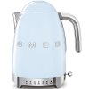 Čajník Smeg 50. rokov KLF04PBEU / regulácia teploty / 1,7 l / 2400 W / pastelová modrá / ZÁNOVNÉ