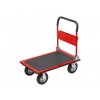 Ručný prepravný vozík / nosnosť 300 kg / oceľ / čierna / červená / POŠKODENÝ OBAL