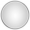 Okrúhle zrkadlo s LED svetlom DSK Design Desire / Ø 55 cm / 15 W / 220 V / IP24 / sklo / čierna / POŠKODENÝ OBAL
