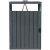 Prístrešok na odpadky BestBerg KP-1A / 0,6 m2 / 80 x 122 x 80 cm / sivá