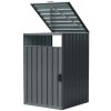 Prístrešok na odpadky BestBerg KP-1A / 0,6 m2 / 80 x 122 x 80 cm / sivá