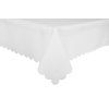 RODERI Obrus 80 x 80 cm / biely (Varianta ivi0)