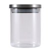Sklenená nádoba s viečkom z nerezovej ocele Renberg / 700 ml / borosilikátové sklo / nerezová oceľ