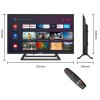 Smart TV Smart Tech 24HA10T3 / D-LED / 1366 x 768 px / 24 (60 cm) / HD Ready / čierna