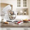Smeg kuchynský robot v štýle 50. rokov SMF03WHEU / 800 W / 4,8 l / 10 rýchlostí / nerezová misa / biela