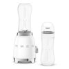 Smeg stolný mixér na smoothie v štýle 50. rokov PBF01WHEU / 300 W / 2 x 600 ml / lesklá biela