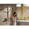 Sprchový systém Hansgrohe Raindance E Showerpipe 300 / 3 sprchové trysky / 106,6 cm / kov/hliník