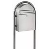 Stojan na poštovú schránku Burg Wächter Nordic-Ständer 3685 Ni / pre poštové schránky z nehrdzavejúcej ocele Nordic 680 a 3680 Ni / O 3,2 cm / nehrdzavejúca oceľ / strieborná