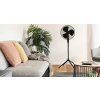 Stojanový ventilátor Proklima / 50 W / priemer 40 cm / čierny (Varianta ivi2)