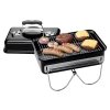 Stolný gril na drevené uhlie Weber Go-Anywhere / čierny