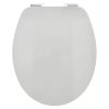 WC sedadlo s mäkkým zatváraním / 37 x 5,7 x 47,2 cm / sivé