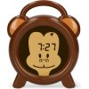 Alecto BC-100 MONKEY 3v1 Detský tréningový budík / Hodiny / Budík / Baterka / USB / Hnedá