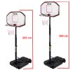Basketbalový kôš DMS® BBKS-360 so stojanom / 255 - 360 cm