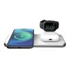 ZENS 4 v 1 Magnetická bezdrôtová nabíjačka ZNSZEDC17W / 45 W MagSafe / USB-C PD / USB-A / biela/strieborná