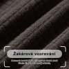 Elastický žakárový poťah na dvojmiestnu pohovku BestBerg / hnedý