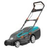 Elektrická kosačka Gardena PowerMax 42 E / šírka záberu 42 cm / 1800 W / 45 l / 800 m2 / čierna/tyrkysová
