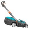 Elektrická kosačka Gardena PowerMax 42 E / šírka záberu 42 cm / 1800 W / 45 l / 800 m2 / čierna/tyrkysová