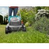 Gardena akumulátorová kosačka PowerMax 32/36V P4A / 30 l / 71 dB(A) / do 200 m2 / výška kosenia 2 - 6 cm / tyrkysová/čierna