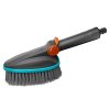 Gardena Cleansystem M Ručná kefa / hadicová prípojka / mäkká / sivá