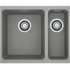 Granitový kuchynský drez Franke 1,5 KBG 160 SG / sivý