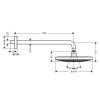 Hansgrohe Raindance Select S 240 / O 24 cm / 2 trysky / 17 l/min. / chróm