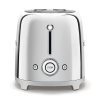 Hriankovač Smeg 50's style TSF02SSEU / 4x2 / 1500 W / nerezová oceľ / chróm