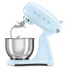 Kuchynský robot Smeg v štýle 50. rokov SMF03PBEU / 800 W / 4,8 l / pastelová modrá