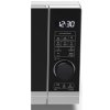 Mikrovlnná rúra Sharp YC-PG204AE-S s funkciou grilu / 700 W / O 24,5 cm / 20 l / 10 úrovní výkonu / strieborná