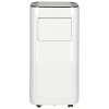 Mobilná klimatizácia / 7000 BTU/h / 800 W / 300 m3/h / 65 dB(A) / 24 l/deň / biela
