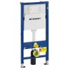 Montážny prvok na WC Geberit DUOFIX Basic so skrytou splachovacou nádržkou Delta 458.103.00.1 / 0,5 baru / montážny prvok na závesné WC / 12 x 50 x 112 cm / oceľ/plast / biela/modrá