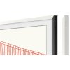 Náhradný rámik pre televízor Samsung Frame / 65 (165 cm) / 2021 / plochý dizajn / biely
