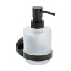 Nástenný dávkovač mydla Bemeta Hematite / O 7,5 cm / 200 ml / grafit