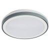 Okrúhle stropné svietidlo LED / 24 W / O x V: 40 x 8 cm / teplá biela / biela/sivá