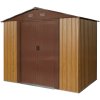 Záhradný domček BestBerg ZDB-4D / 4,1 m2 / 236 x 174 x 206 cm / drevo/hnedá