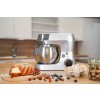 Multifunkční kuchyňský robot BestBerg BBR-1900S / 1900 W / 5 l / 12 rychlostí / stříbrná