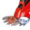 Akumulátorové nůžky na trávu a keře Einhell Power X-Change GC-CG 18 Li-Solo / bez baterie / šířka řezu 10 cm / rozteč zubů 8 mm / černá/červená