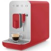 Smeg 50´s Retro Style Automatický kávovar BCC02RDMEU / 1,4 l / 1350 W / 19 bar / matná červená/strieborná