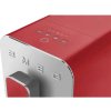 Smeg 50´s Retro Style Automatický kávovar BCC02RDMEU / 1,4 l / 1350 W / 19 bar / matná červená/strieborná