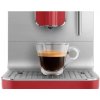 Smeg 50´s Retro Style Automatický kávovar BCC02RDMEU / 1,4 l / 1350 W / 19 bar / matná červená/strieborná