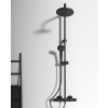 Sprchový set s termostatom Ideal Standard CeraTherm T25 (A7546XG) / 200 mm / matná čierna