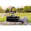 Plynový piknikový gril Weber Go-Anywhere 1141079 / chróm/porcelán / čierny