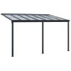 Hliníková pergola BestBerg PZ-13A / 13 m² / šedá
