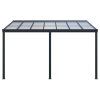 Hliníková pergola BestBerg PZ-13A / 13 m² / šedá